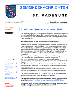 Gemeindenachrichten 2/2024 (01.02.2024)